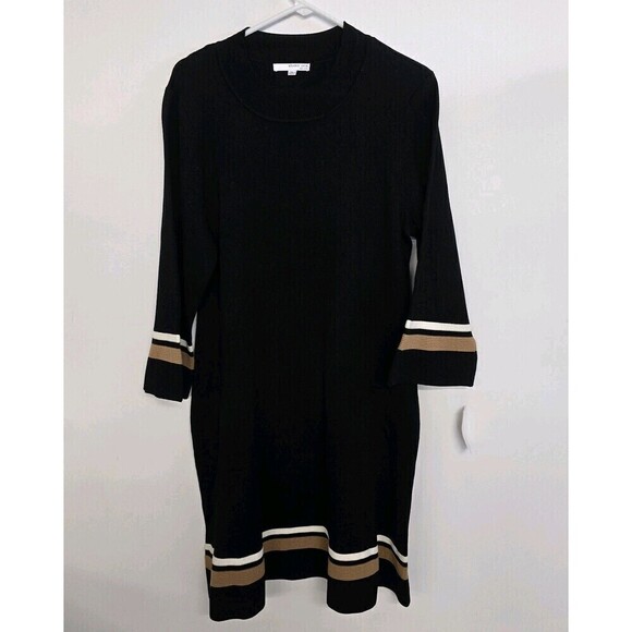Studio 1 Dresses & Skirts - Studio 1 Women's Knit Sweater Dress Size XL Black NWT (A45)
